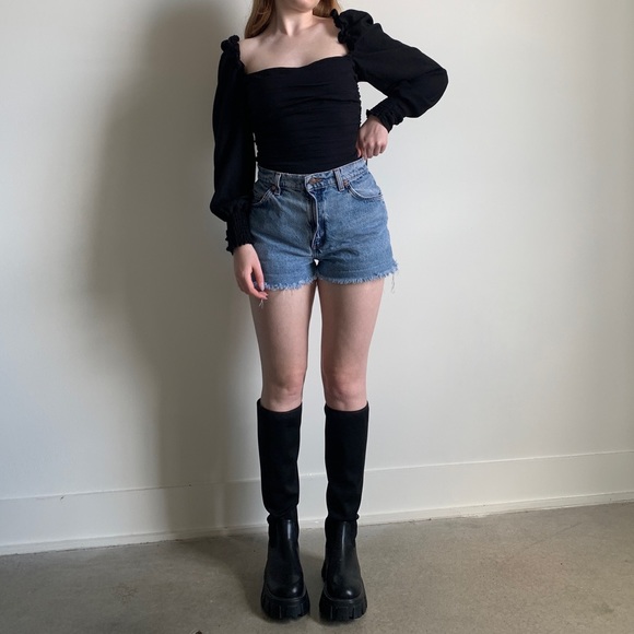 PRADA MINI BAG KNEE HIGH MONOLITH BOOT SIZE 39 - Picture 15 of 16